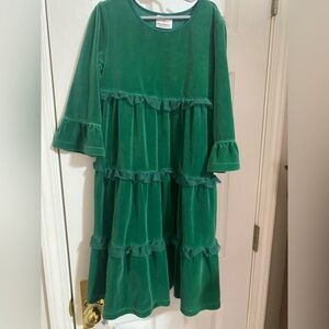 New Hanna Andersson Tiered Ruffle Twirl Dress